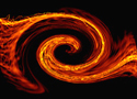 energy spiral graphic